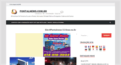 Desktop Screenshot of pontalnews.com.br